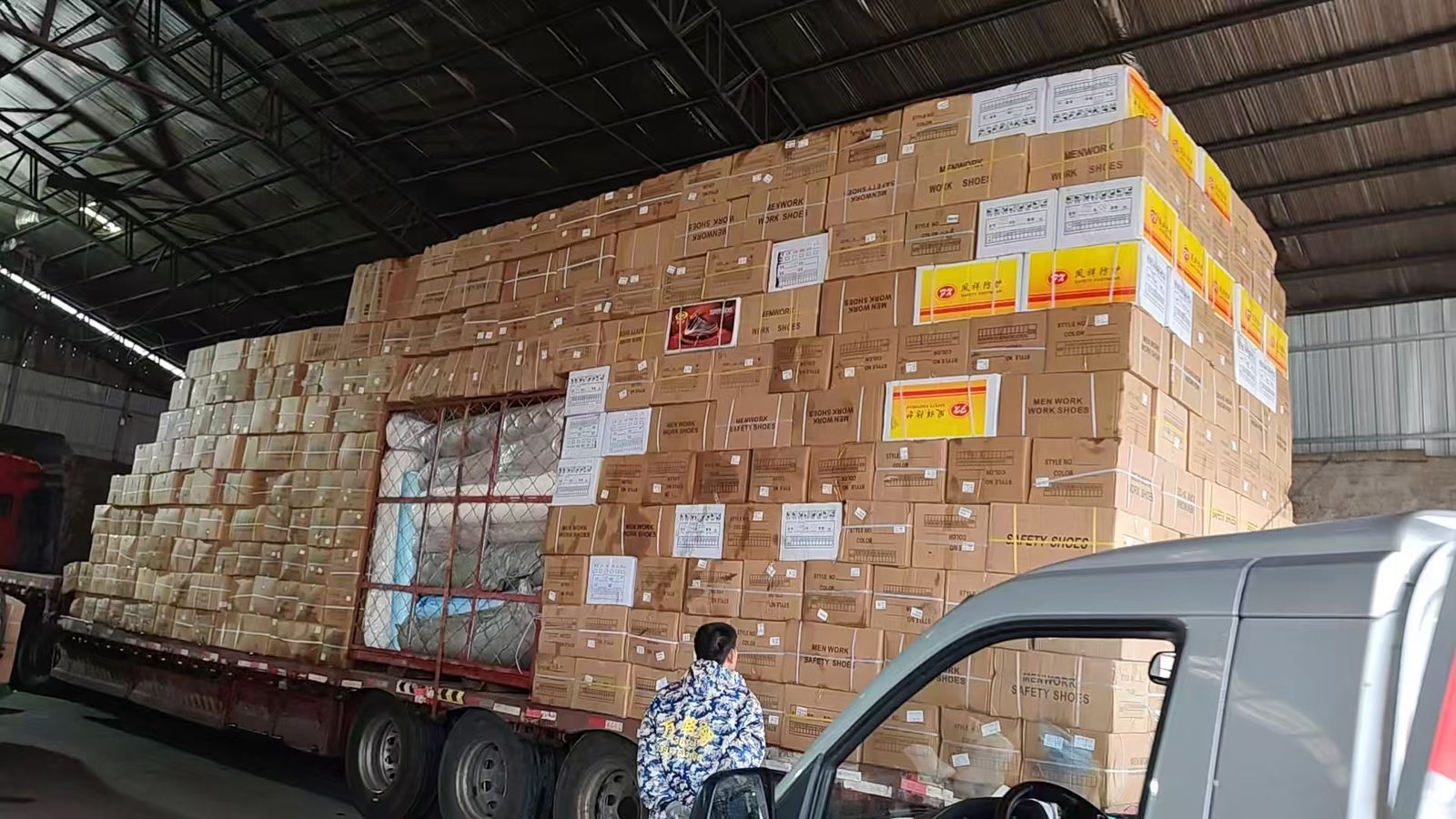 Bulk shipment ready with labels
